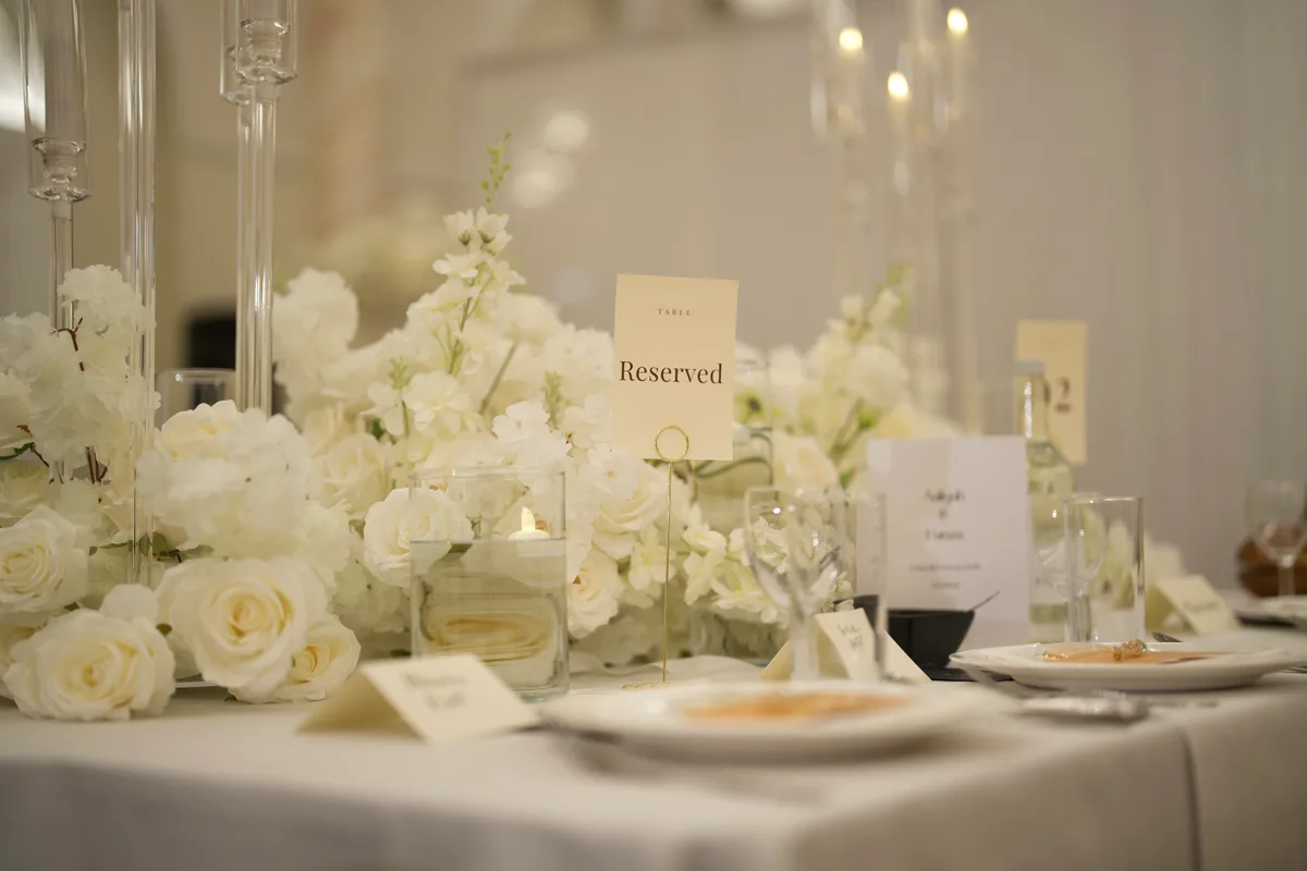 Wedding backdrop and aisle decor by Vincete Events