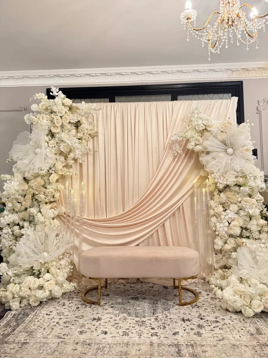 Nikkah ceremony styling by Vincete Events